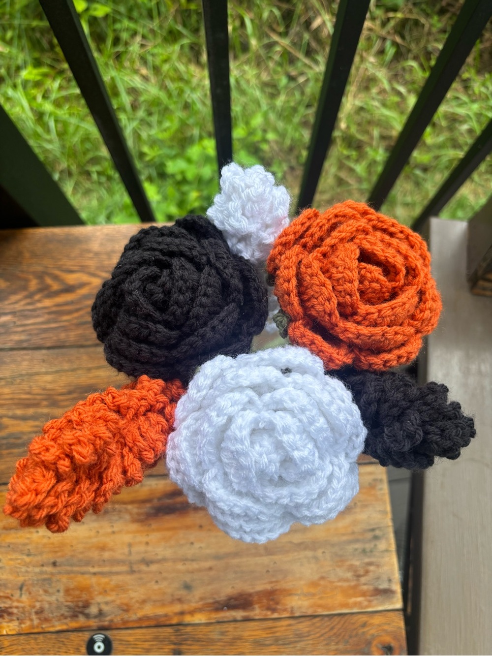 6 Crochet Flowers